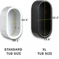 Cold Plunge Tub Built for Home Recovery, 150 Gallon Capacity, Chiller Compatible, Inflatable XL Design