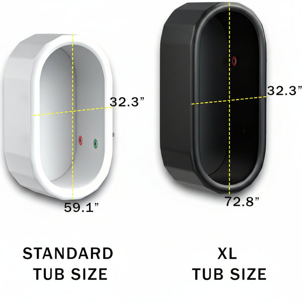 Cold Plunge Tub Built for Home Recovery, 150 Gallon Capacity, Chiller Compatible, Inflatable XL Design