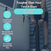Cold Plunge Tub Built for Home Recovery, 150 Gallon Capacity, Chiller Compatible, Inflatable XL Design