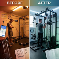 The Relentless Trainer Smith Machine — Before & After