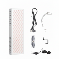 Red Light Therapy Panel Designed for Full Body Recovery, 660nm/850nm Dual-Chip LEDs, Pulse Modes, Timer Settings