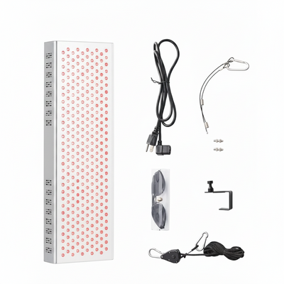 Red Light Therapy Panel Designed for Full Body Recovery, 660nm/850nm Dual-Chip LEDs, Pulse Modes, Timer Settings